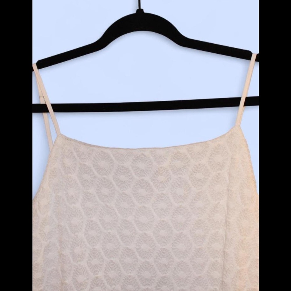 Anthropologie lace ivory midi dress women’s size medium nwt - Picture 3 of 8